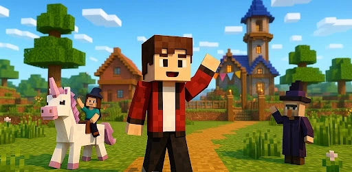 Gameplay screenshot 1 from Block Craft 3D: Realm Builder - Simulation game